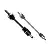 Pair CV Axle Joint Assembly Front For 1990-1993 GEO STORM ISUZU IMPULSE w/AT