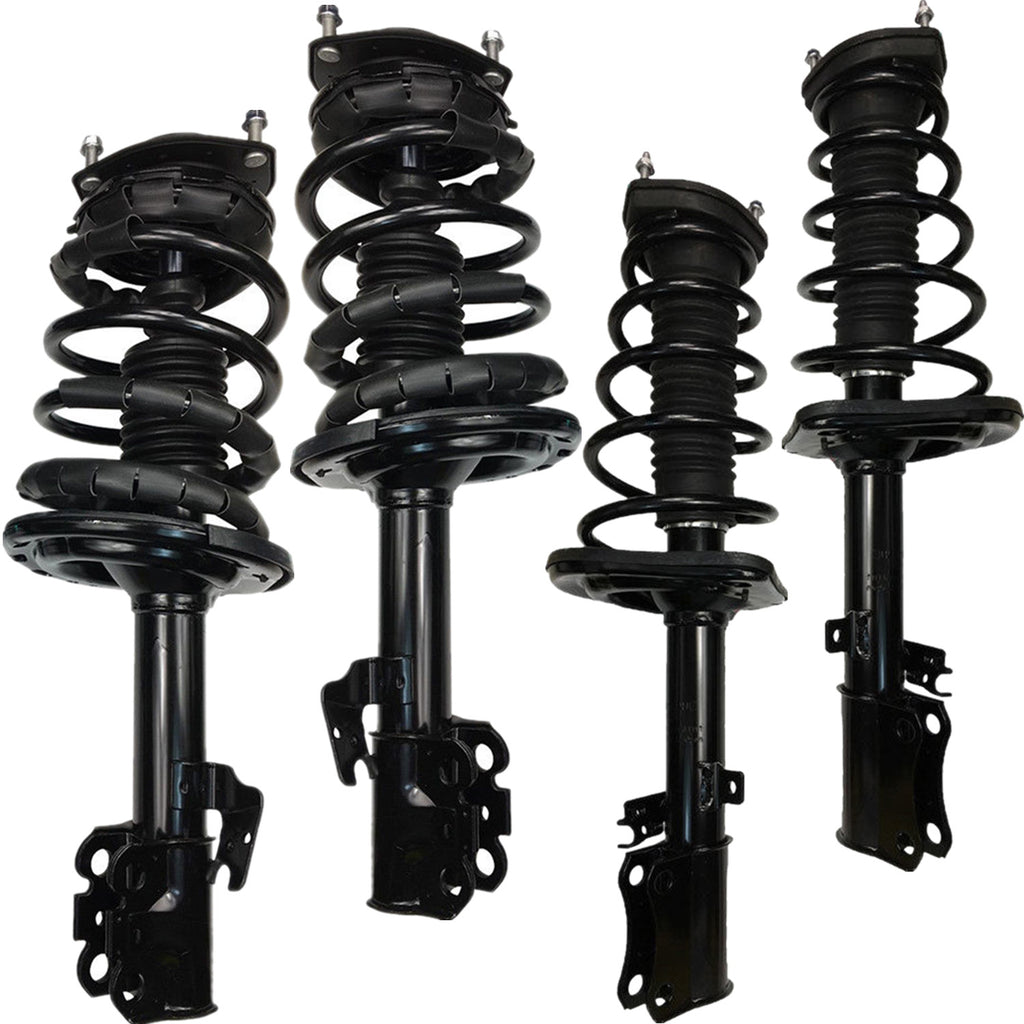 Front Rear Struts Coil Spring For 2007 - 2011 Toyota Camry 2.4L 2.5L exclude SE