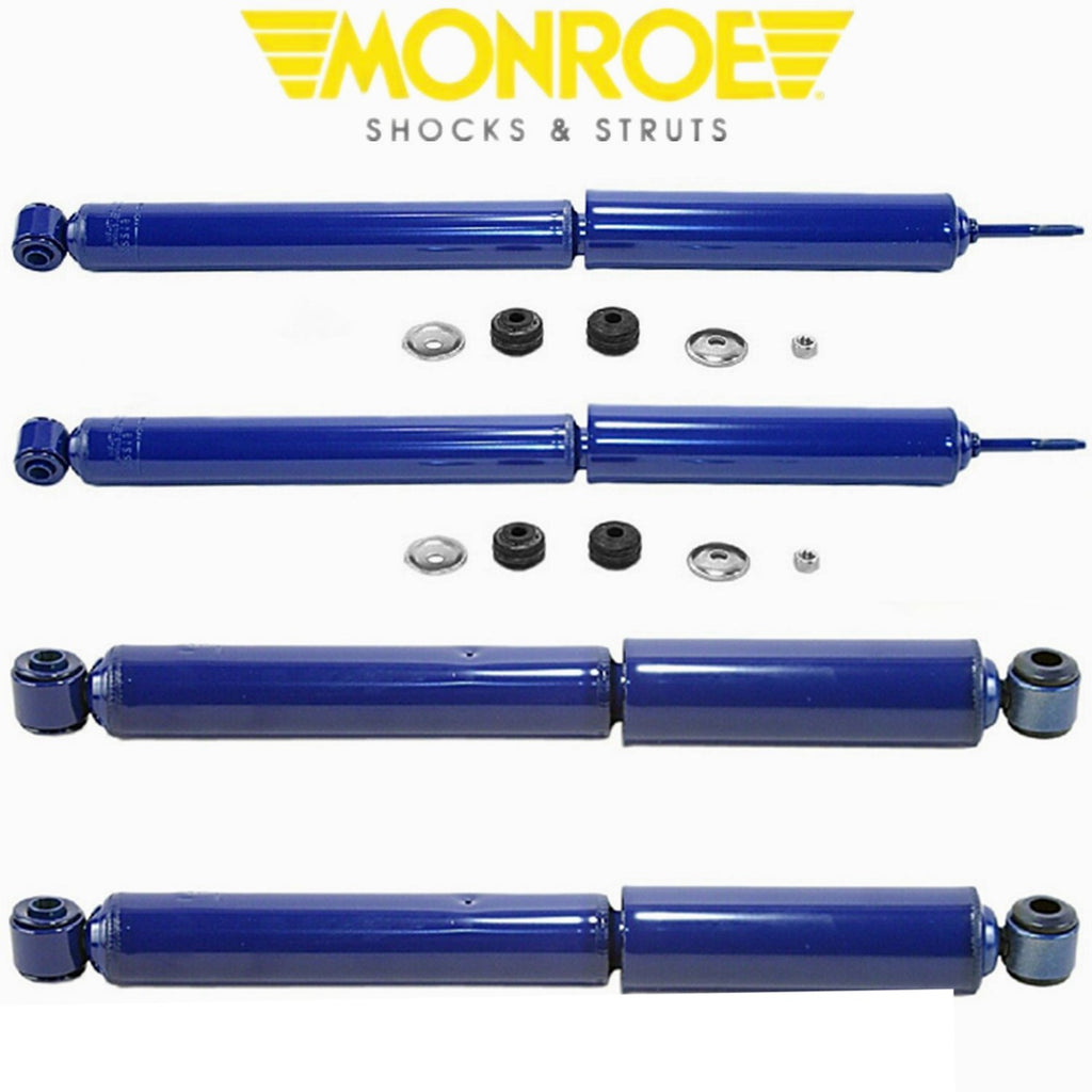 For Jeep Wrangler 1987-1995 Set of 4 Monroe Front & Rear Shock Absorbers