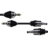 Pair CV Axle Joint Assembly Front For Suzuki Aerio Sedan Wagon Auto Trans 2.3L