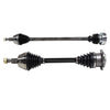 Pair CV Axle Joint Assembly Front For Volkswagen Jetta Standard Trans 2.0L 00-01