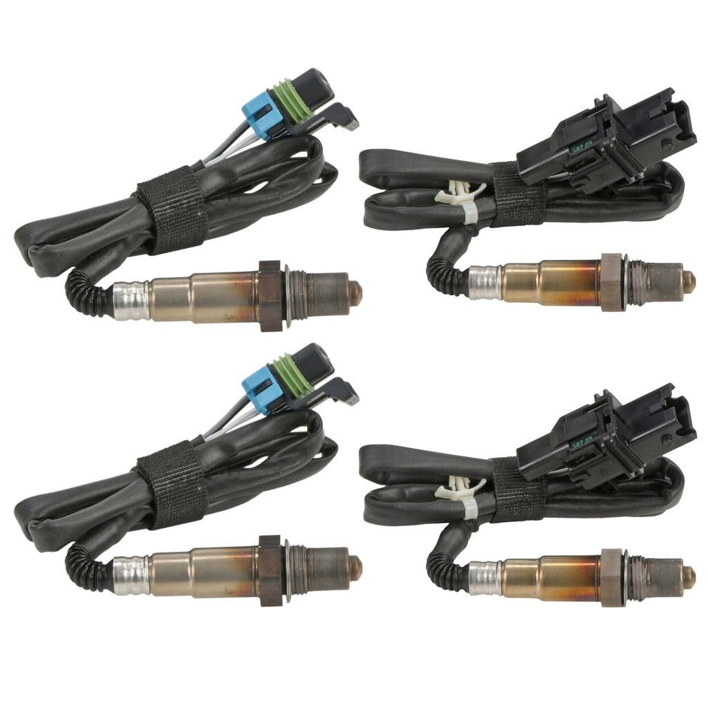 4Pcs Upstream + Downstream O2 Oxygen Sensor For Cadillac Xlr V8-4.6 2006-2005