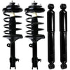 For 2006 2007 2008 Honda Pilot FWD Front Rear Pair Complete Shocks & Struts