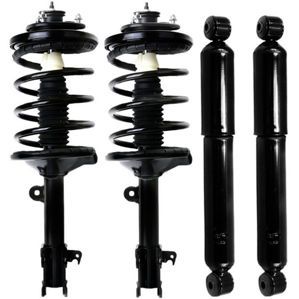 For 2006 2007 2008 Honda Pilot FWD Front Rear Pair Complete Shocks & Struts