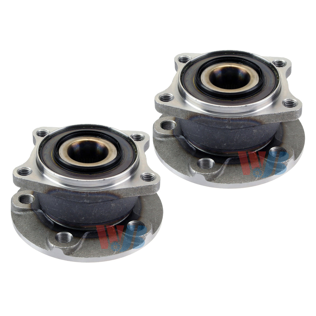 WJB 2 Rear Wheel Hub Bearing Assembly Fit Volvo S60 S80 V70 AWD XC70  FWD