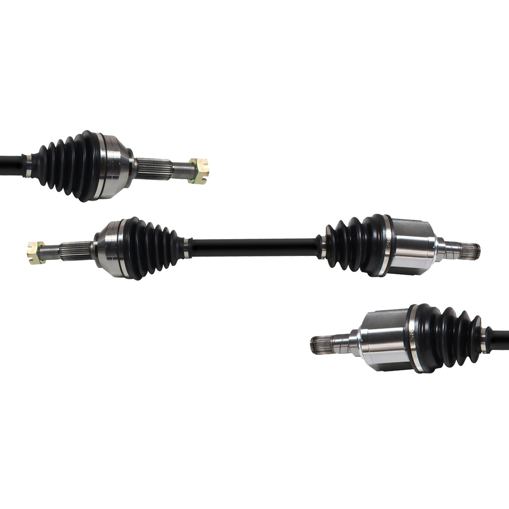 Pair CV Joint Axle Assembly Front For Nissan Sentra Sedan Auto CVT Trans 2.0L