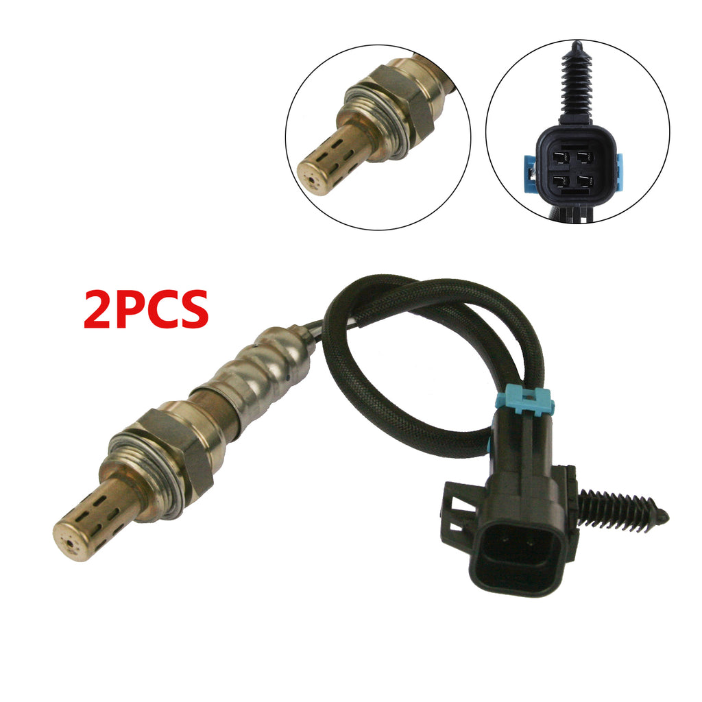 2Pcs Upstream & Downstream O2 Oxygen Sensor For 2014 Chevrolet Equinox