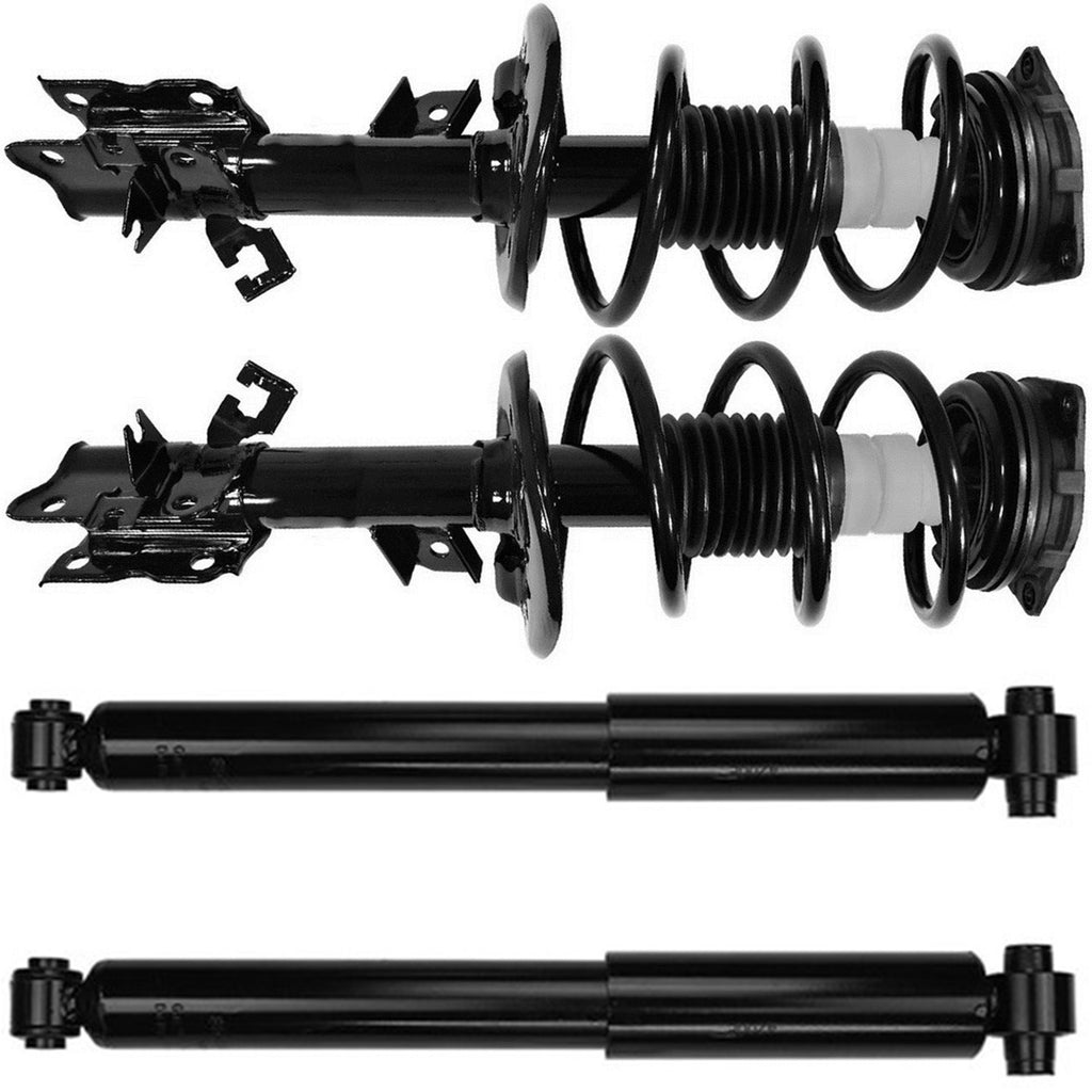 Front Complete Struts Rear Shocks for 2008 - 2011 Nissan Rogue FWD