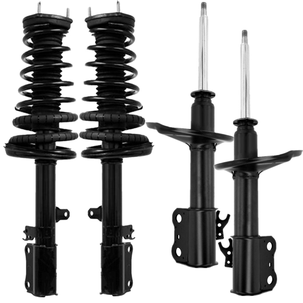 Fits 1995 1996 Lexus ES300 2x Front Struts 2x Rear Strut & Coil Spring Assembly