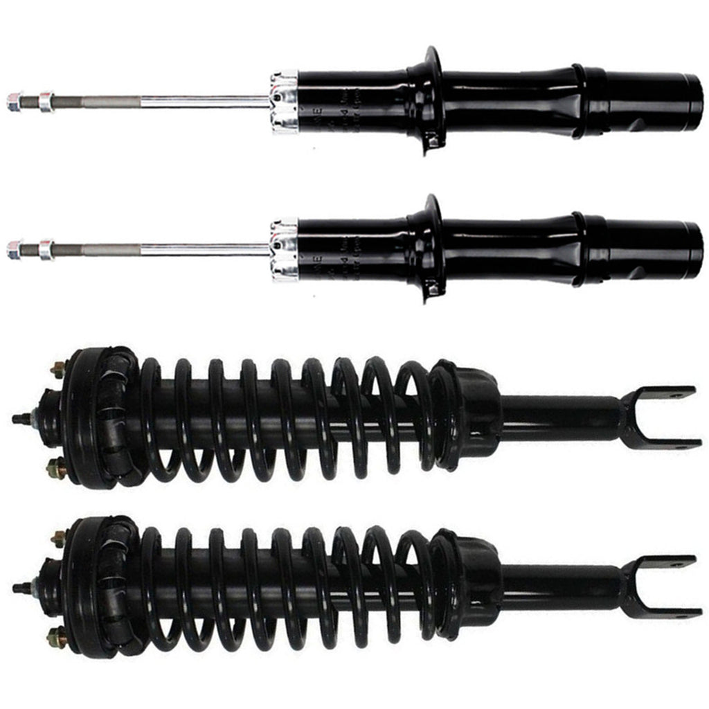 Fits 1999 2000 Dodge Stratus 2X Front Bare Struts 2X Rear Quick Strut Assembly