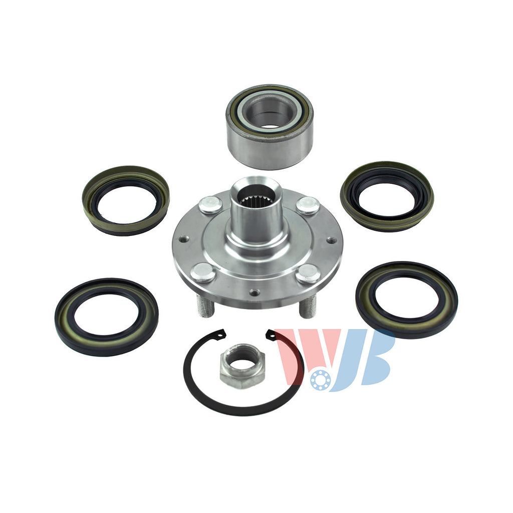 WJB 2 Front Wheel Hub Seal Bearing Assembly Repair Kit Fit Honda Accord Prelude