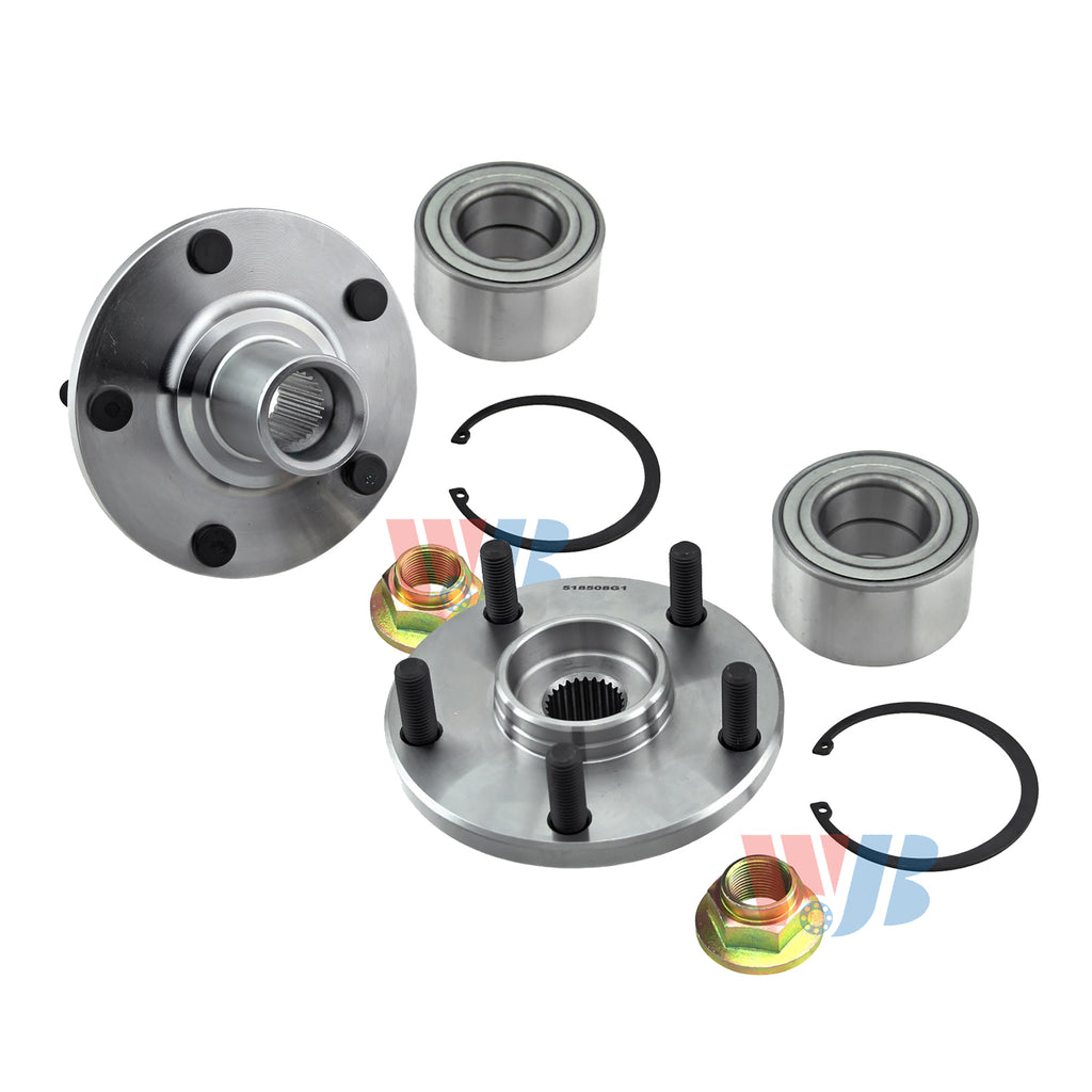 WJB 2 Front Wheel Hub Bearing Repair Kit Fit Lexus RX300 Toyota Camry Solara