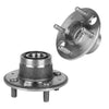 2 PCs Rear Wheel Hub bearing For Acura Honda Civic 1.8L 4 Cyl FWD Non-ABS 86-93