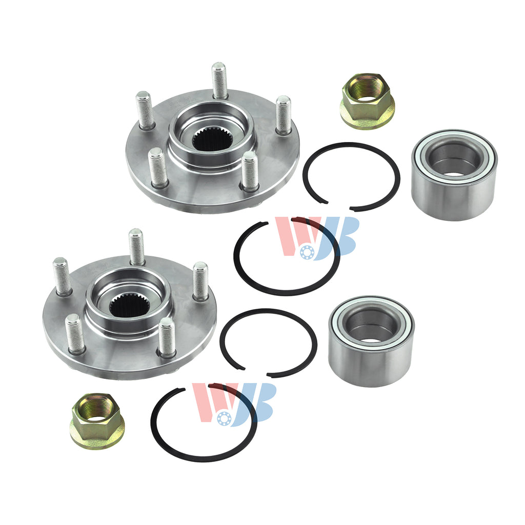 WJB 2 Front Wheel Hub Bearing Repair Kit FitInfiniti I30 I35  Altima Maxima