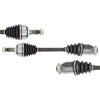 Pair CV Axle Joint Assembly Front For Honda Fit LX DX EX Base Auto Trans 1.5L I4