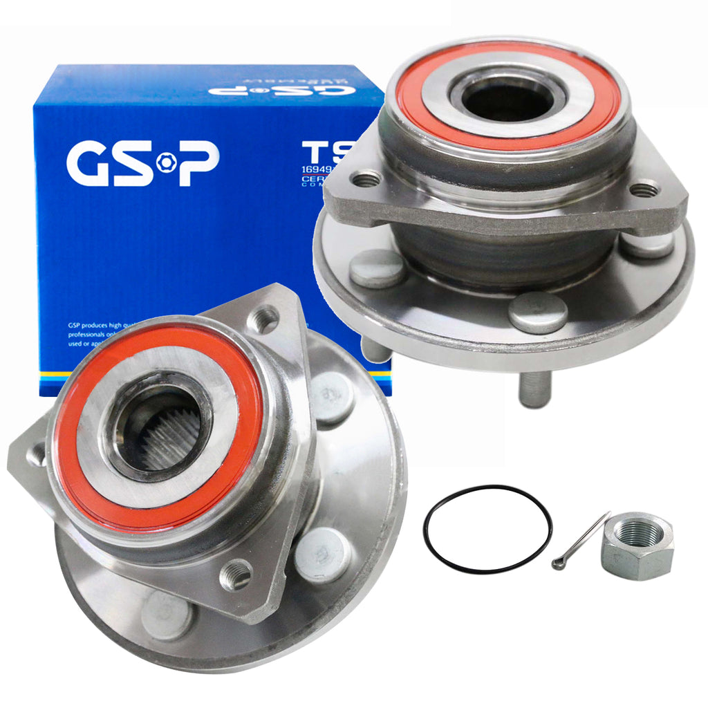 GSP Pair Front Wheel Hub Bearing For 90-99 Jeep Grand Cherokee Wagoneer TJ SE