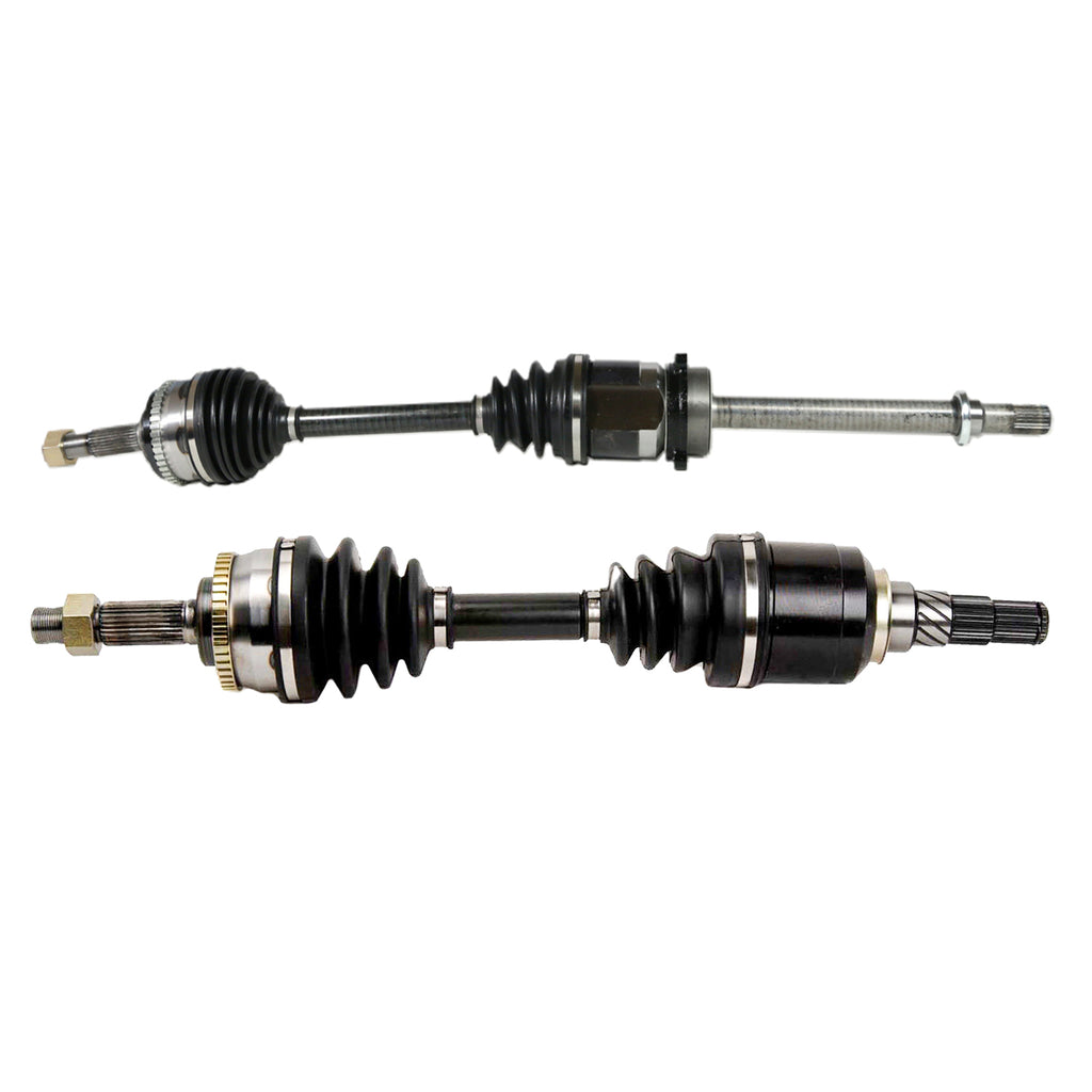 Pair Front Left Right CV Axle Shaft For Nissan Stanza Non-Slip Differential 2.4L