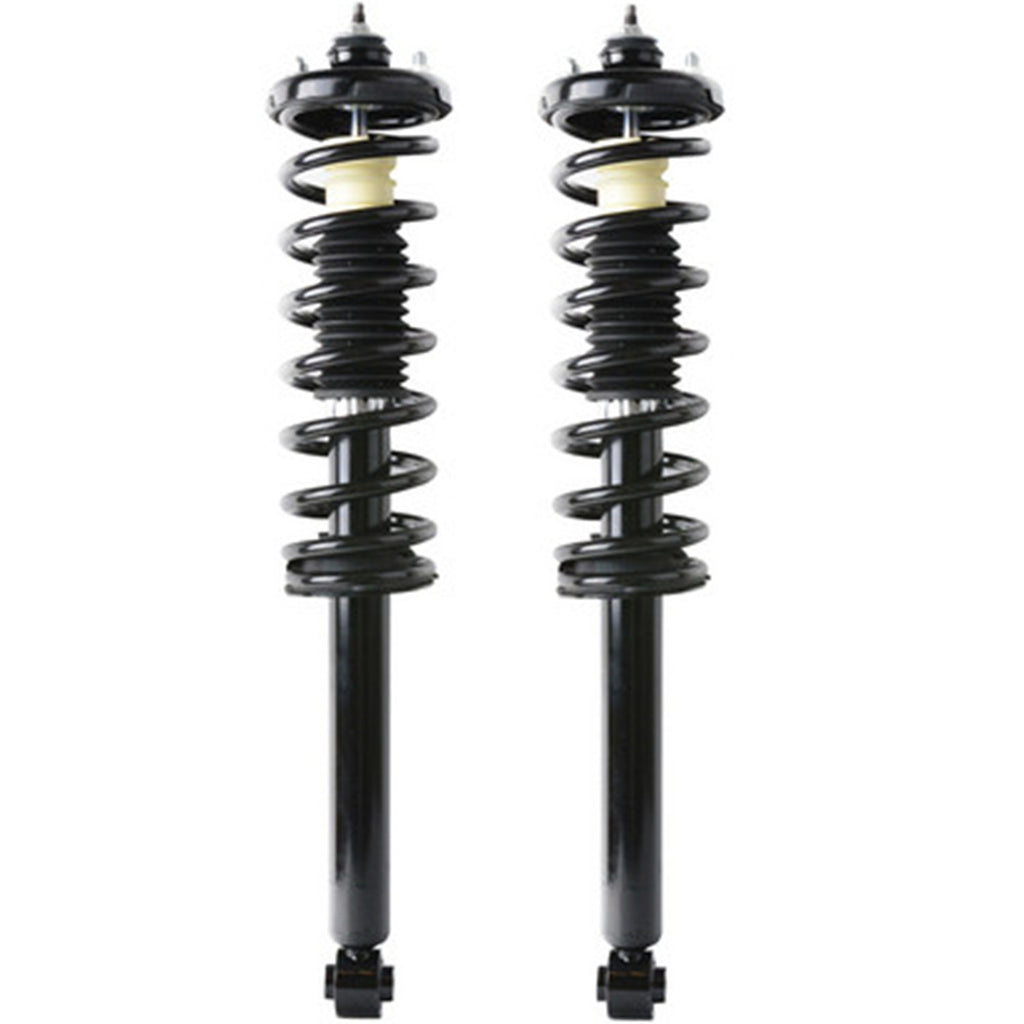 2 Rear Complete Struts W/ Coil Springs Mounts Fit Honda Accord 2003 - 2006 2007