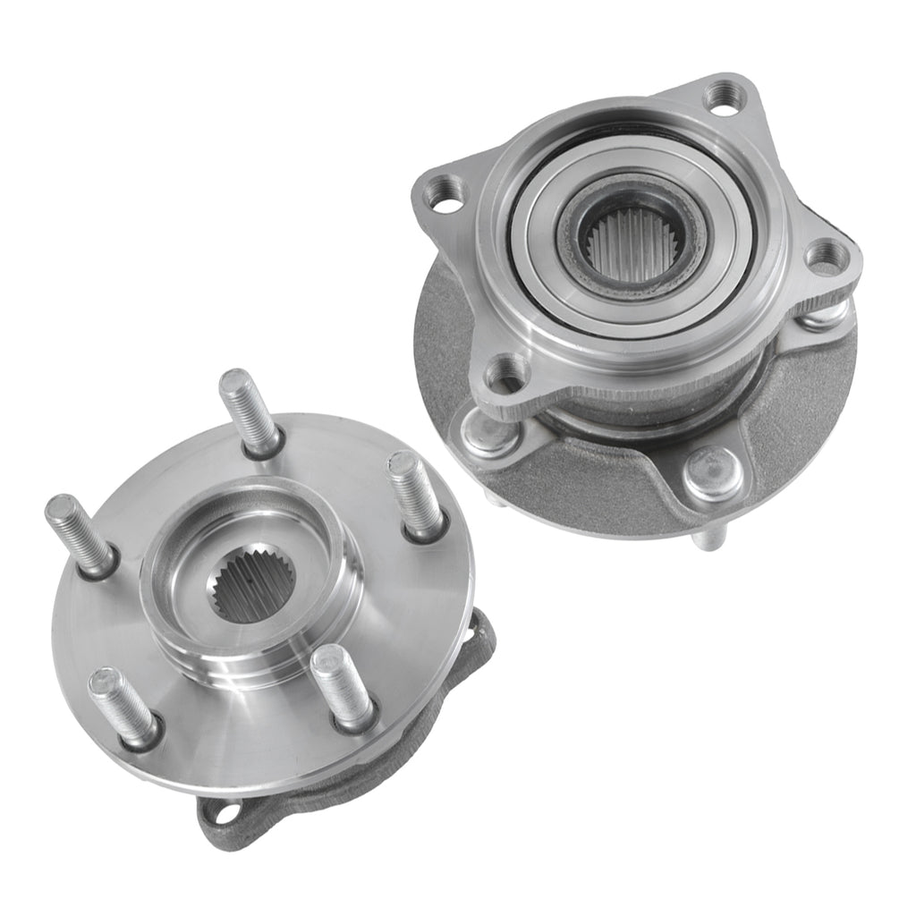 Pair Rear Wheel Hub Bearing Assembly for 2004-2011 Mitsubishi Endeavor AWD 3.8L