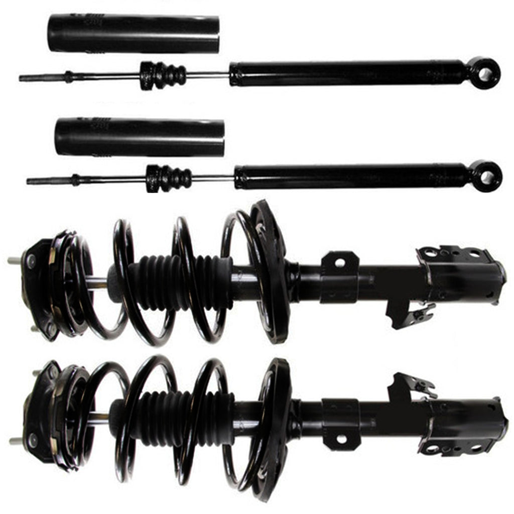 For 2004 - 2006 Toyota Sienna 8 Passenger Seat Front Complete Struts Rear Shocks