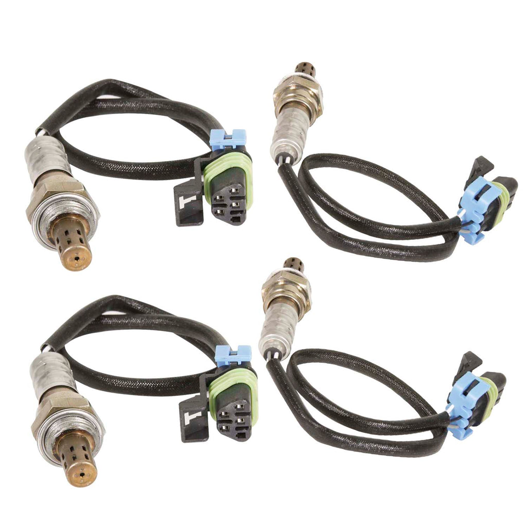 4Pcs Upstream & Downstream O2 Oxygen Sensor For Chevrolet C2500 C3500 Truck GMC