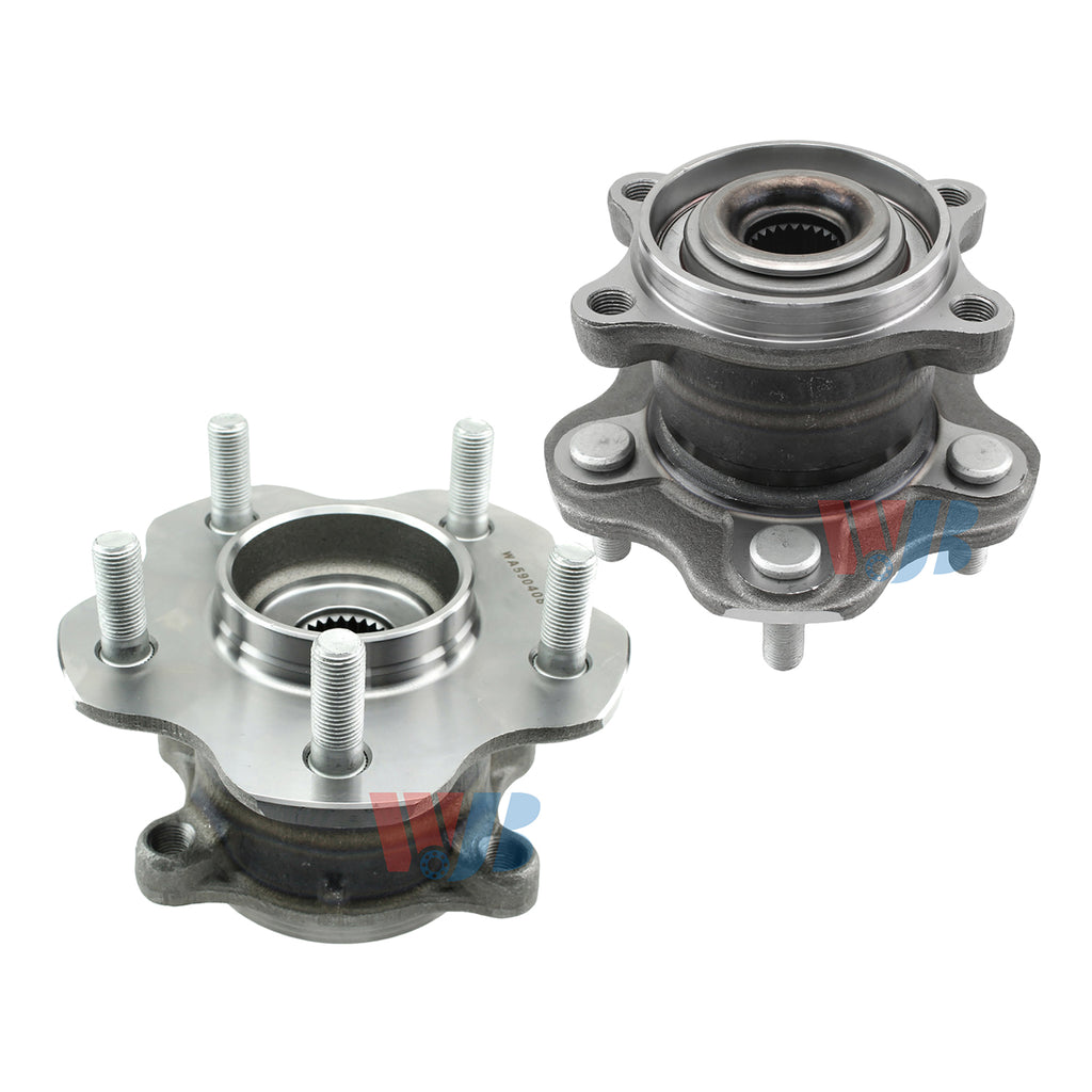 WJB 2 Rear Wheel Hub Bearing Assembly Fit Nissan Juke Turbocharged AWD