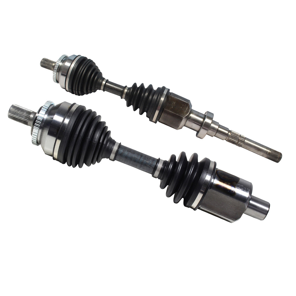 Pair CV Axle Joint Assembly Front LH RH For Volvo S80 FWD 6 Cyl Visco Clutch