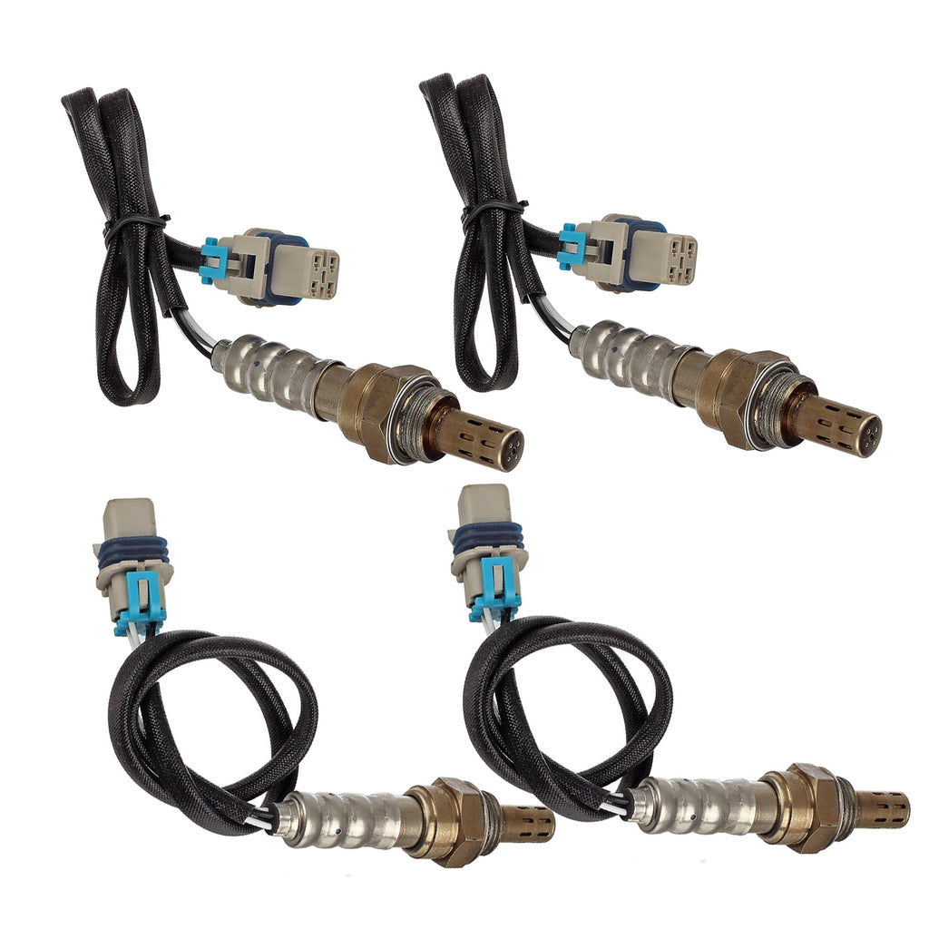 4Pcs O2 Oxygen Sensor Upstream & Downstream For 2005 Saab 9-7X 5.3L