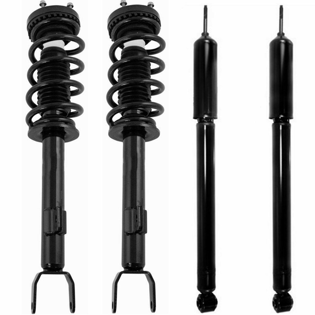 For 2012 - 2017 Dodge Challenger RWD Front Complete Struts & Rear Shocks