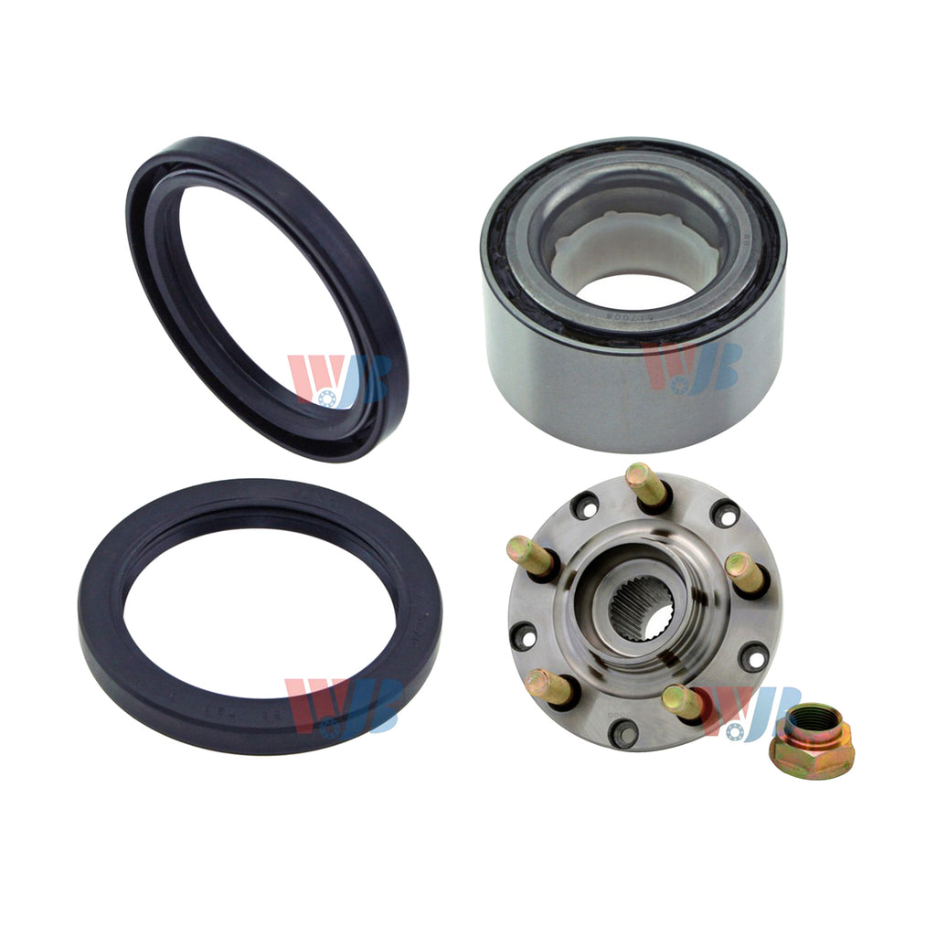 Front Wheel Hub, Bearing & Seal Kit Assembly Fit Subaru Forester Impreza Legacy