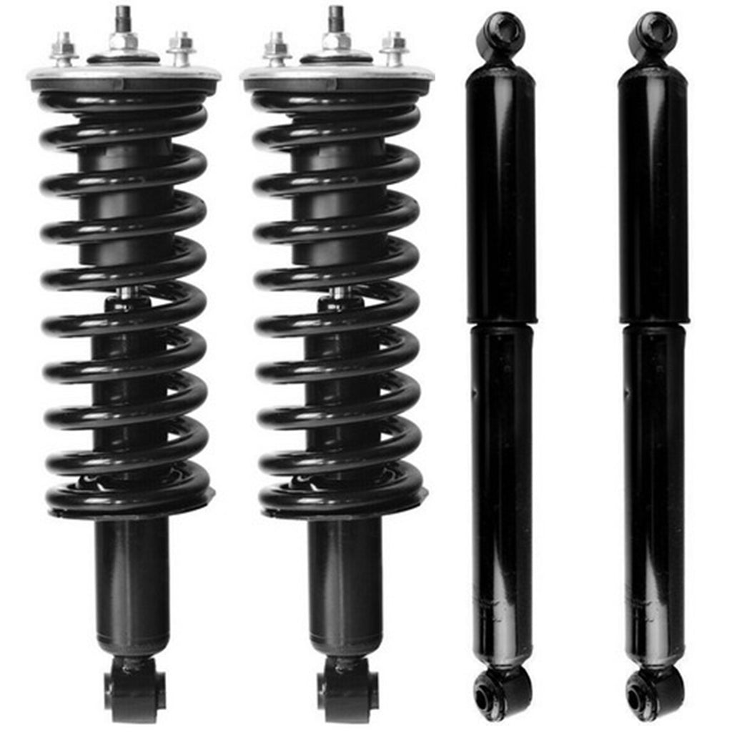 For 2008 - 2018 Nissan Frontier 2.5L Front Struts & Coil Springs Rear Shocks