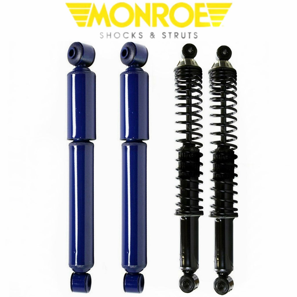 Monroe Front Matic-Plus Shocks Rear Load Adjusting Shocks for 04-09 Durango RWD