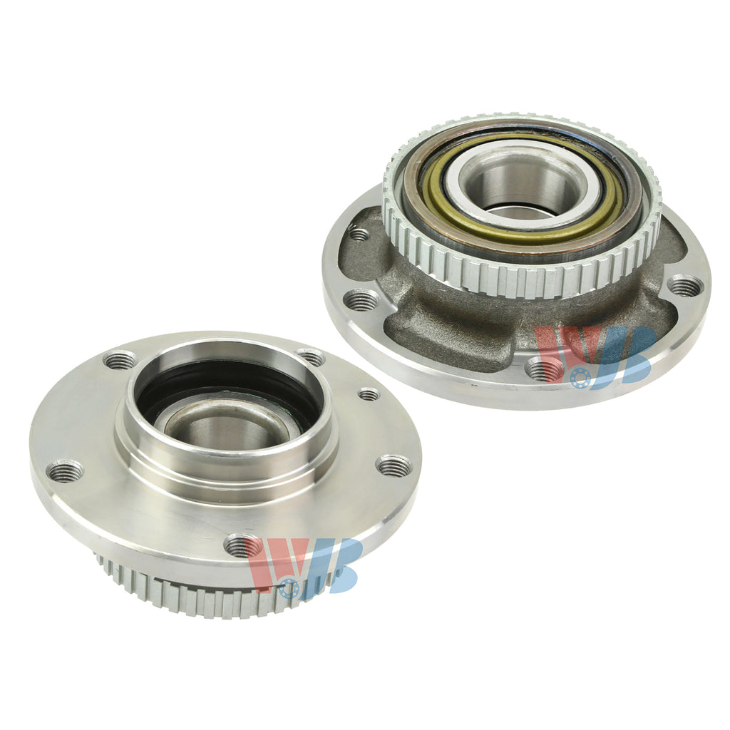 WJB 2 Front Wheel Hub Bearing Assembly Fit BMW 735i 735iL 525i M5 535i 850i