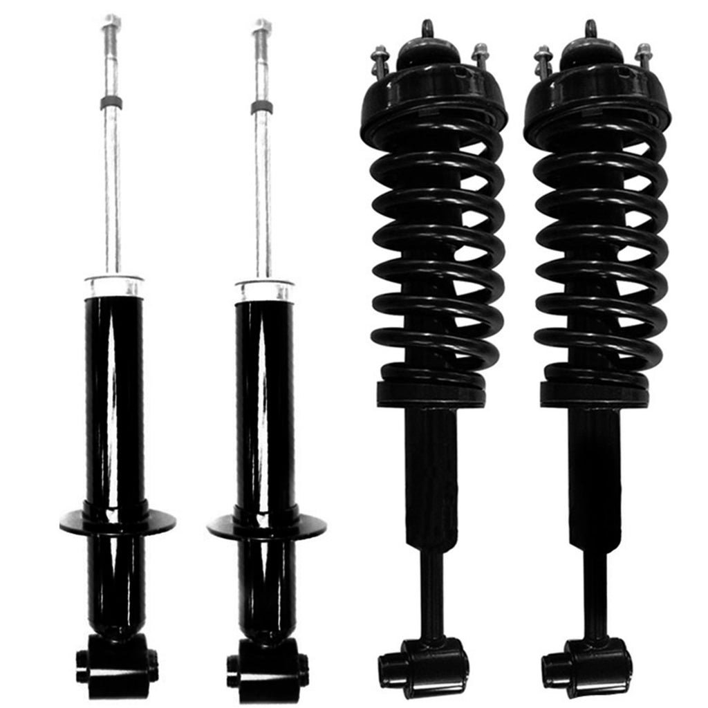 For 2002 2003 Ford Explorer 2X Front Strut Assembly & Rear Pair Struts