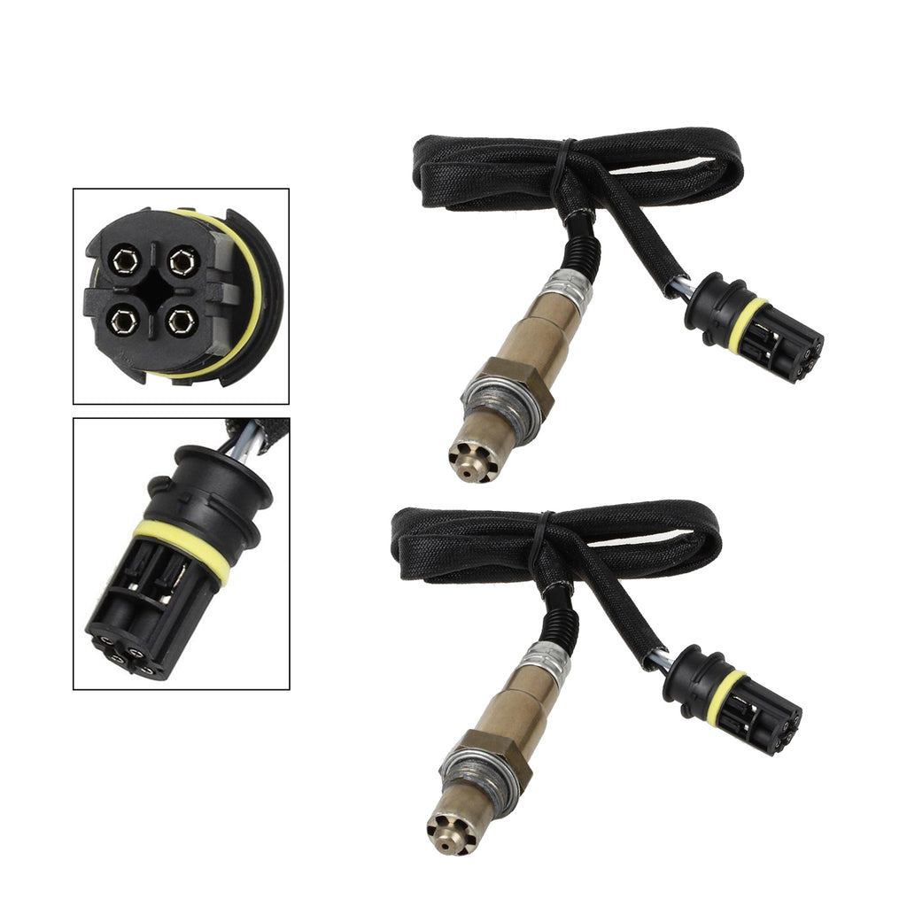 2Pcs Premium Downstream Oxygen O2 Sensor For Mercedes-Benz Clk55 AMG 5.5L