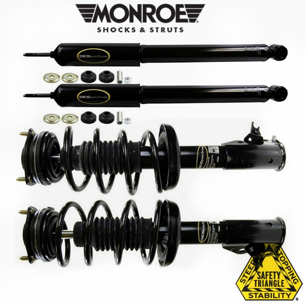 Monroe Quick Struts Shocks Kit For 2006-2011 HONDA CIVIC Coupe Front Rear Set