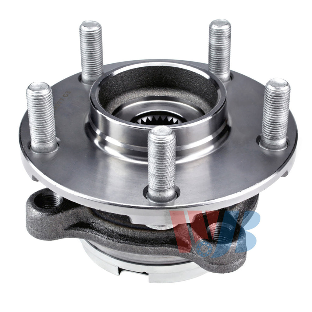 WJB Front Wheel Hub Bearing Assembly For Nissan GT-R 2-Door Turbocharged 09-16