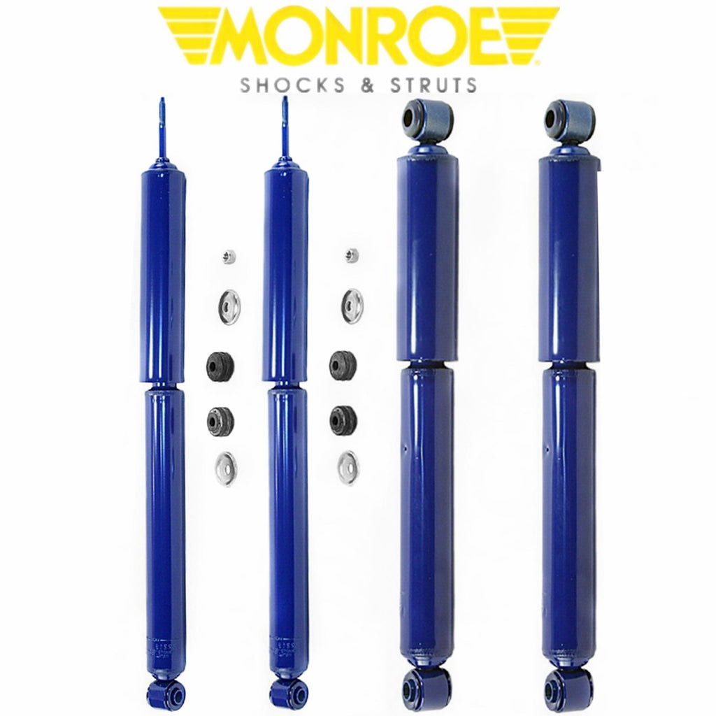 For Jeep Wrangler 1987-1995 Set of 4 Monroe Front & Rear Shock Absorbers