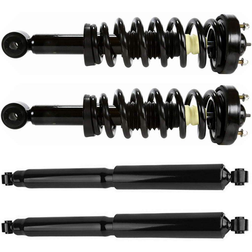 Fits 2009 2010 Ford F-150 4.6L 5.4L RWD Front Complete Struts & Rear Shocks