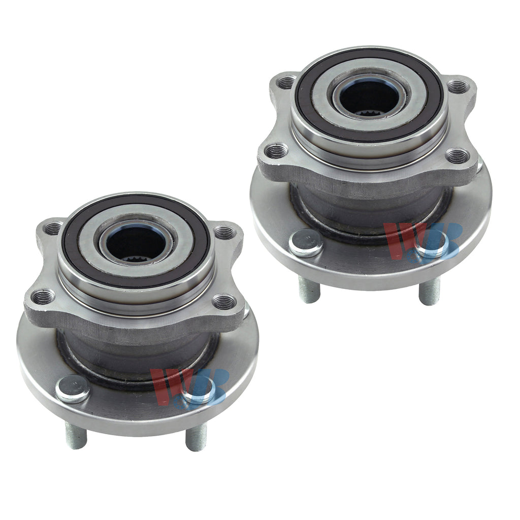 WJB 2 Rear Wheel Hub Bearing Assembly Fit Subaru Tribeca B9 Tribeca Limited Base