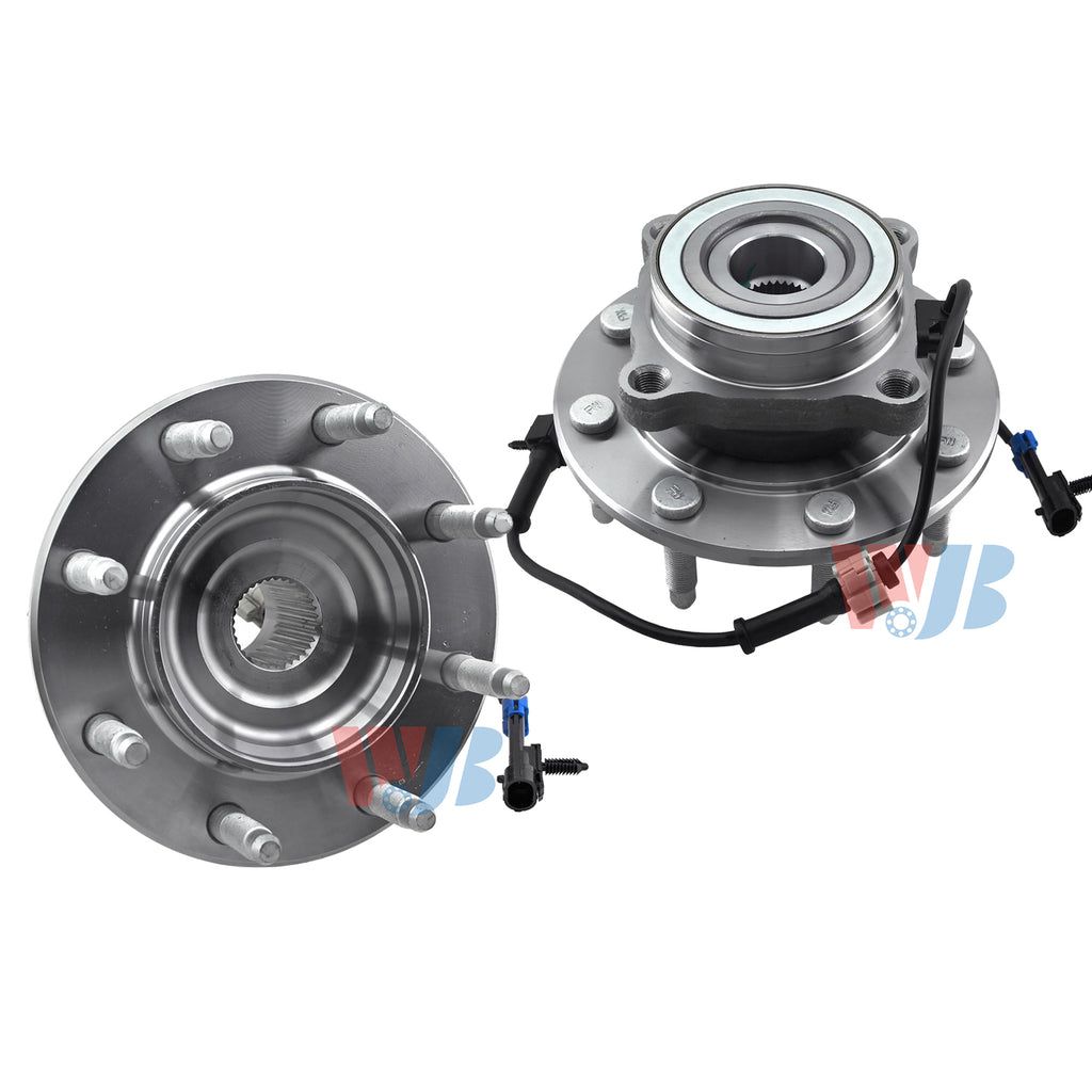 WJB 2 Front Wheel Hub Bearing Assembly FitChevy Gmc Hummer 4WD 8 Stud