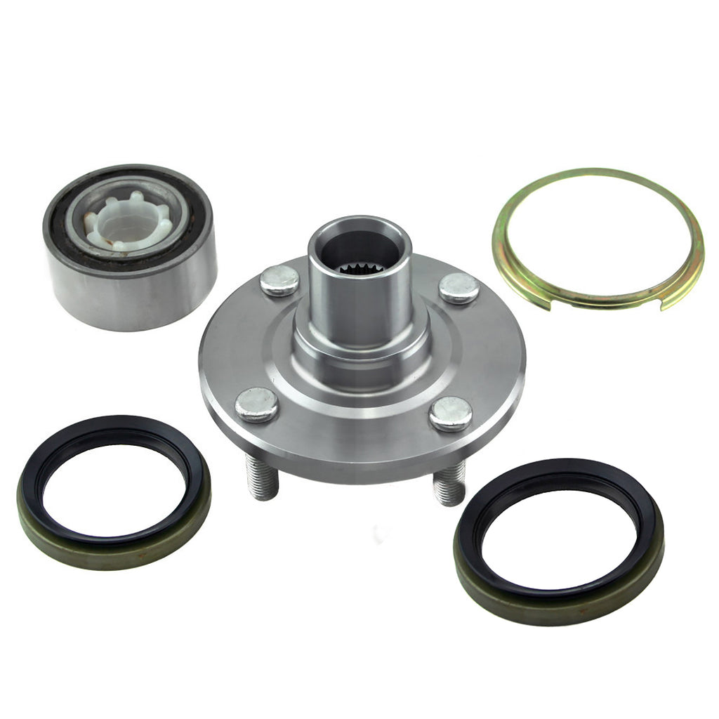 Pair Front Wheel Hub Bearing Assembly For 88-98 Chevy Geo Prizm Toyota Corolla