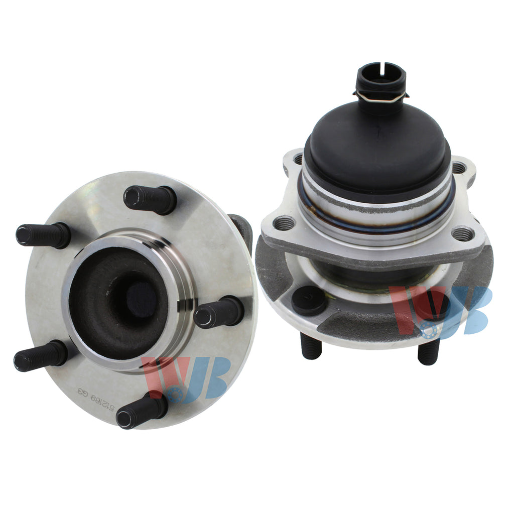 WJB 2 Front Wheel Hub Bearing Assembly Fit Chrysler Town & Country 4-Wheel ABS