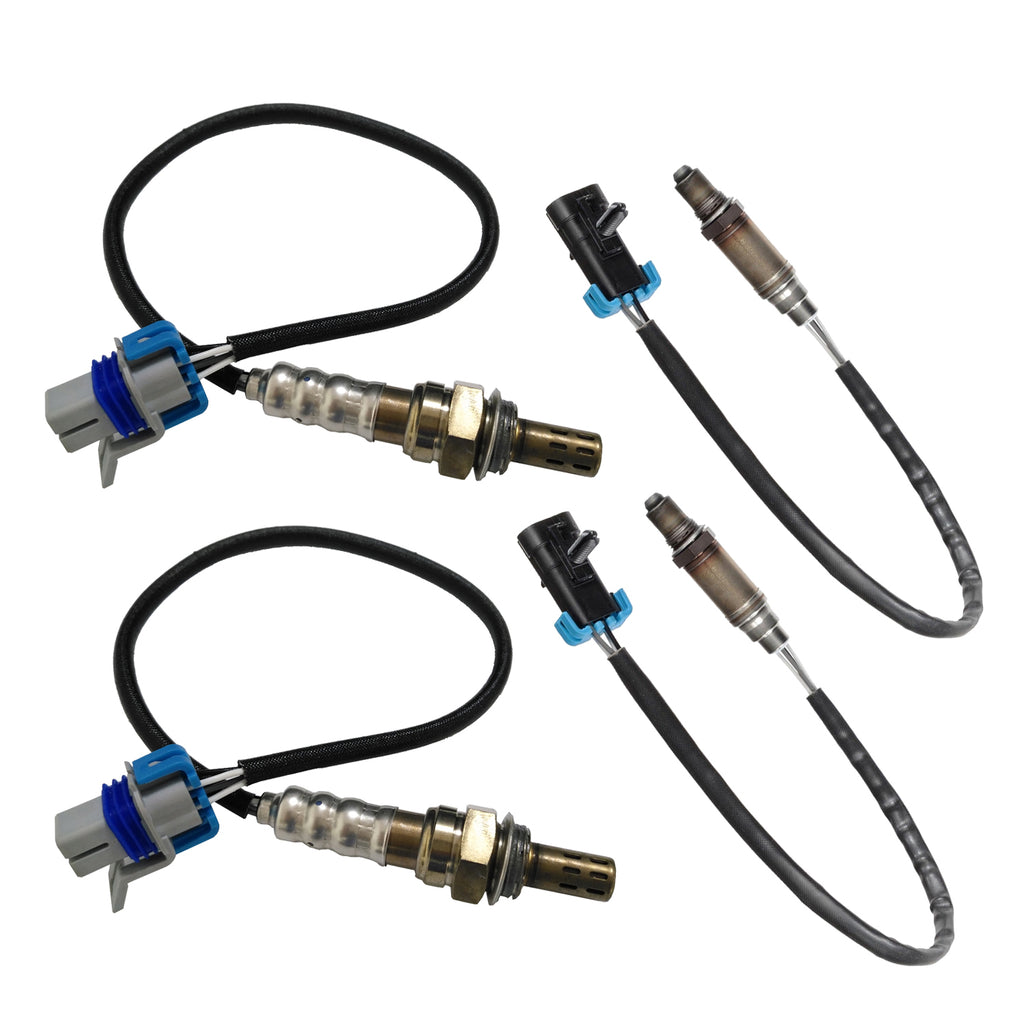 4Pcs Upstream + Downstream O2 Oxygen Sensor For Chevry 2500 3500 GMC 6.0L