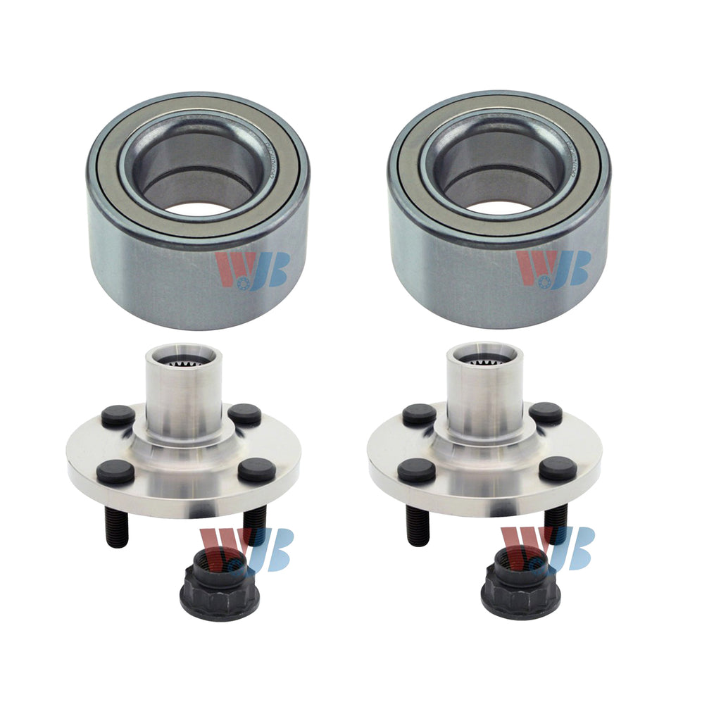 Pair Front Wheel Hub Bearing Kit Assembly Fit Toyota Prius 2001-2003