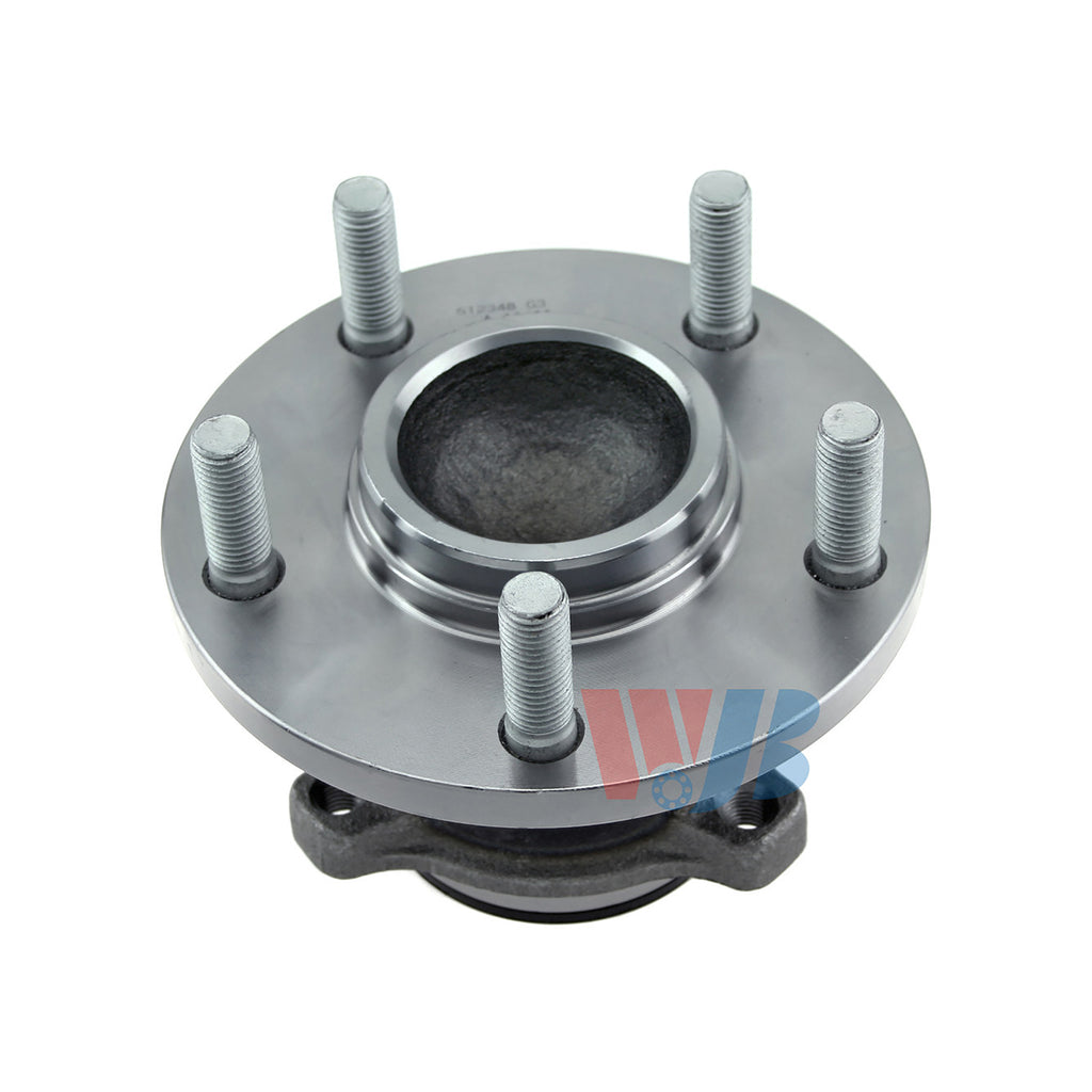 WJB 2 Rear Wheel Hub Bearing Assembly Fit Mazda 3 Hatchback Sedan Non-ABS 04-08