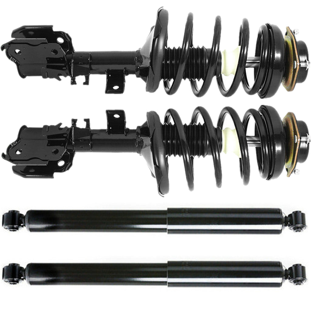 For Nissan Pathfinder 4WD 2002- 2004 2pcs Front Complete Struts Rear Shocks