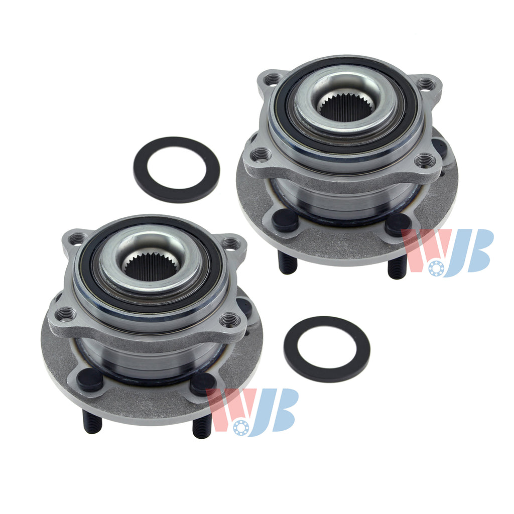 WJB 2 Front Rear Wheel Hub Bearing Assembly Fit HYUNDAI Santa Kia Sorento AWD