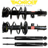 Monroe Quick Struts & Shock Absorber Front Rear Kit for Nissan Murano 2009 2010