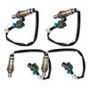 4Pcs Upstream + Downstream O2 Oxygen Sensor For Buick Cadillac Chevrolet GMC